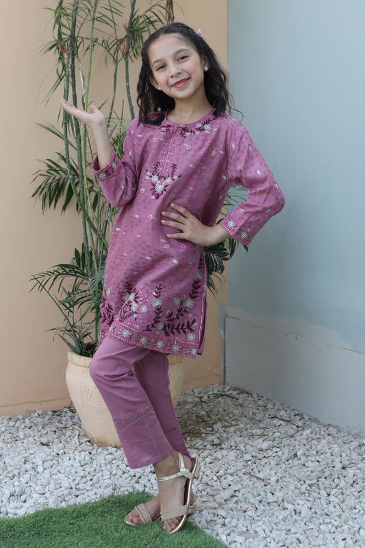 Purple Ash 2 Pcs Suit KST 091