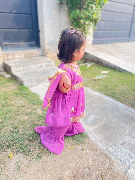 Ultra Pink Gharara -KG 023