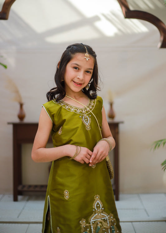 Apple Green Lehenga Choli KL 016