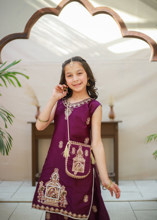 Purple Lehenga Choli KL 017