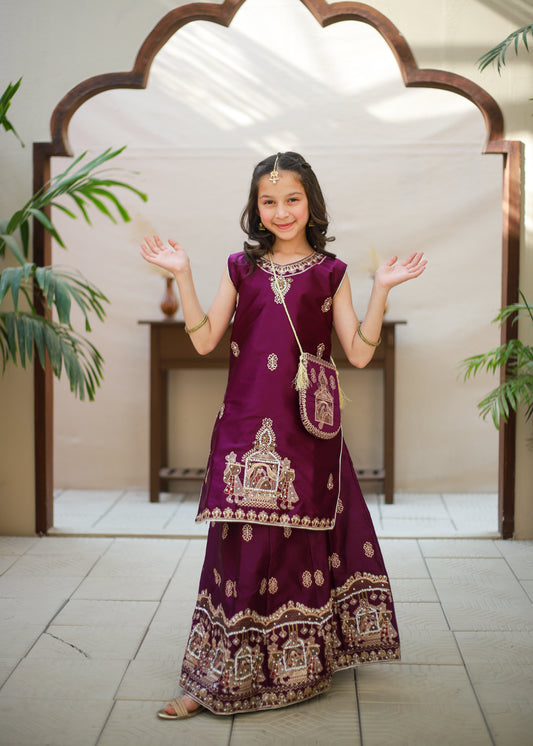 Purple Lehenga Choli KL 017