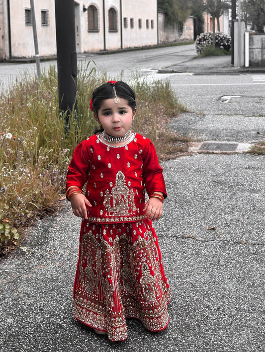 Red Lehenga Choli-KL 001