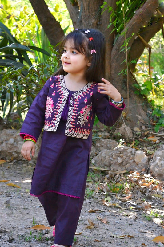 Purple Margenta 2pcs Suit-KST 022