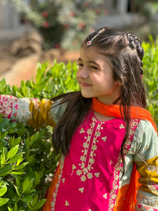 Multi Colour Gharara-KG 013