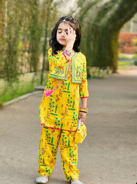 Embroidered Koti Style 2pcs Suit-KST 007