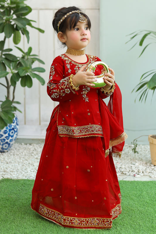 Venetian Red Lehenga KL 007