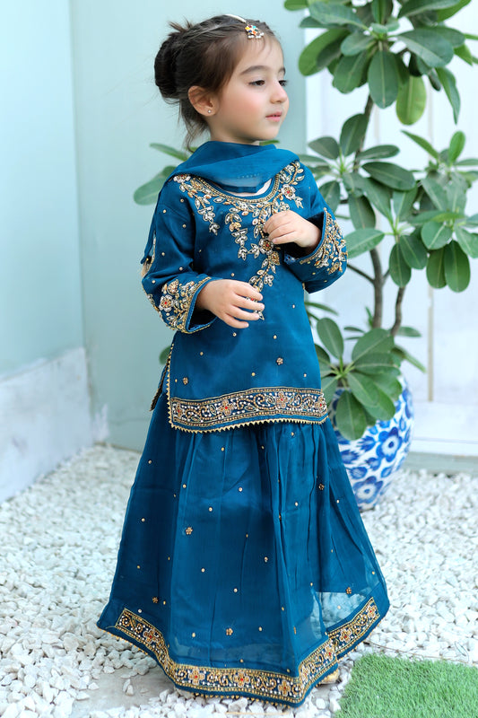 Saphire Blue Lehenga KL 009