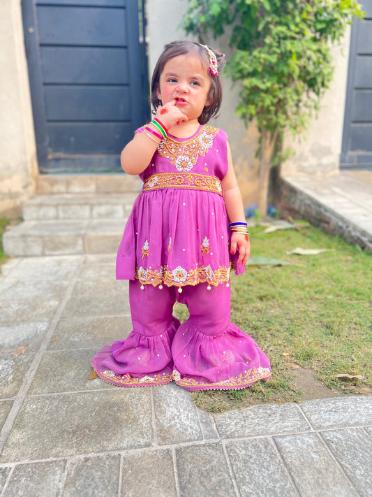 Ultra Pink  Gharara -KG 023