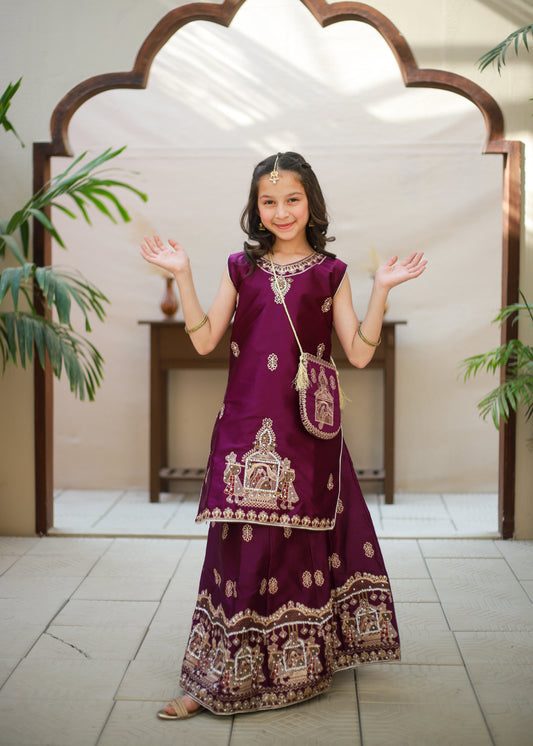Purple Lehenga Choli KL 017