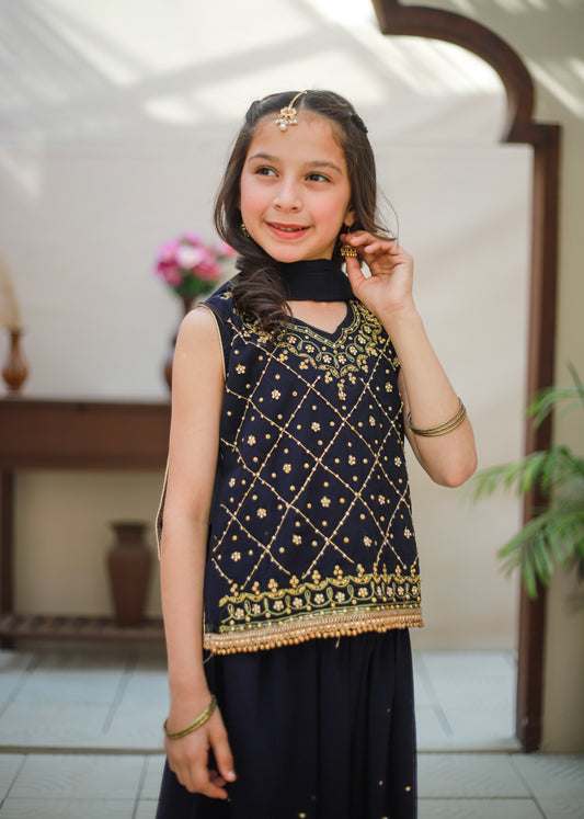 Midnight Blue Lehenga KL 019