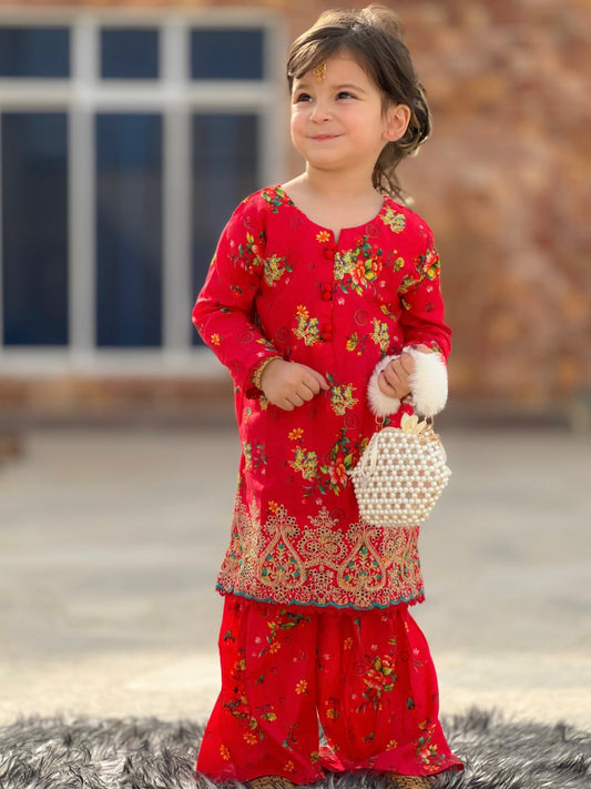 Tomato Red 2ps Ghararaa Set KST 152