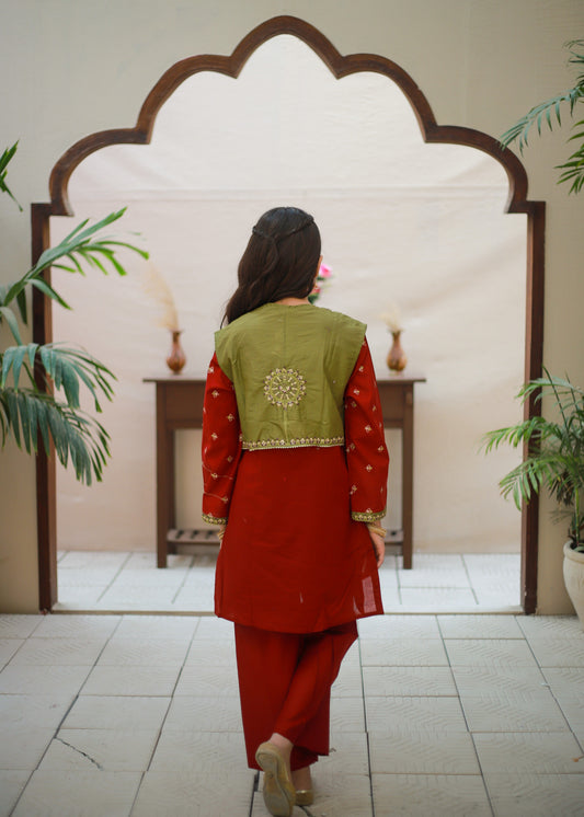 Crimson Koti Style & Straight Trouser KST 164