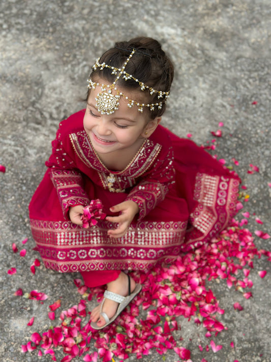 Vivid Pink Short Frok-KST 038