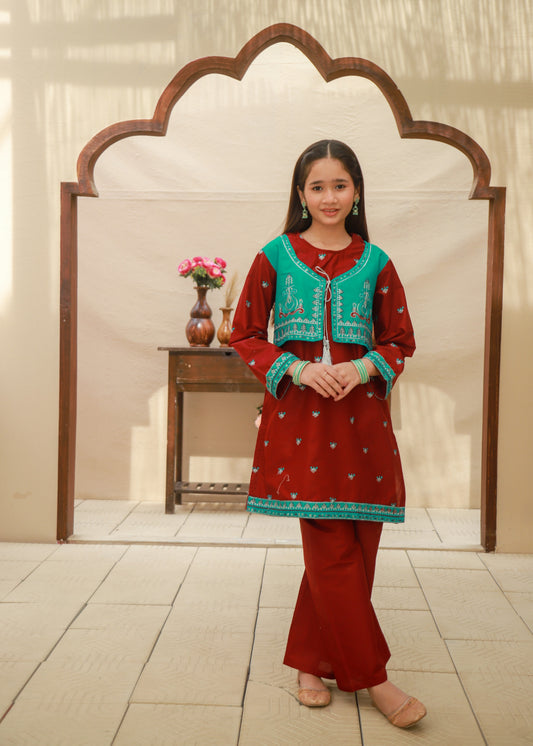 Maroon 2pcs Koti Style KST 155