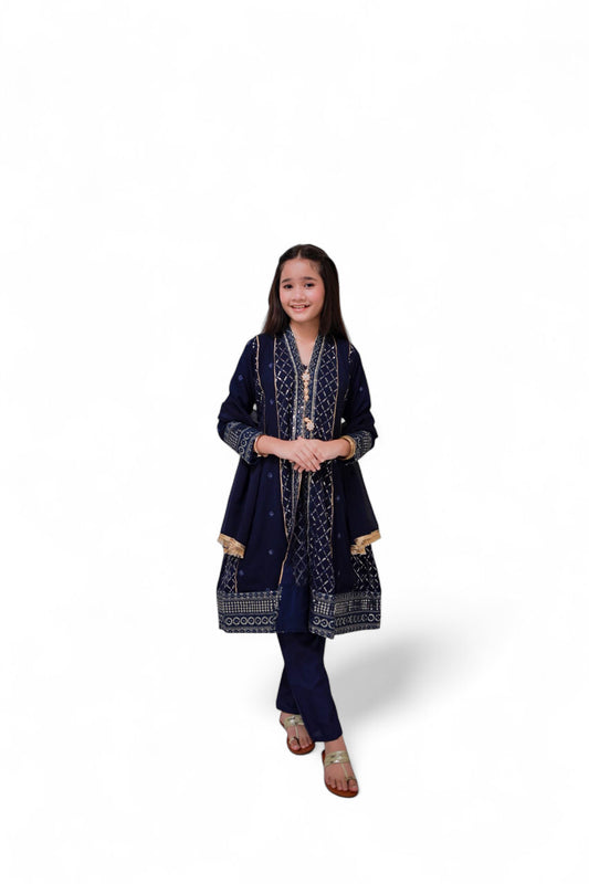 Cobalt Blue frock KST 068