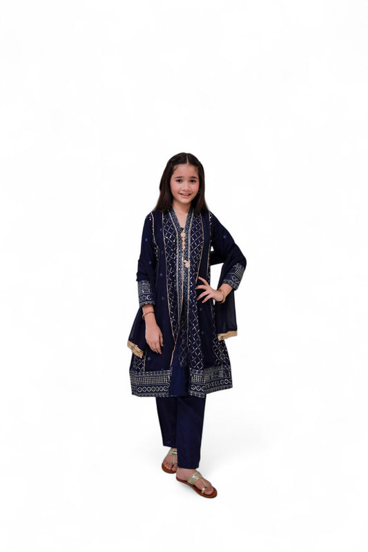 Cobalt Blue frock KST 068