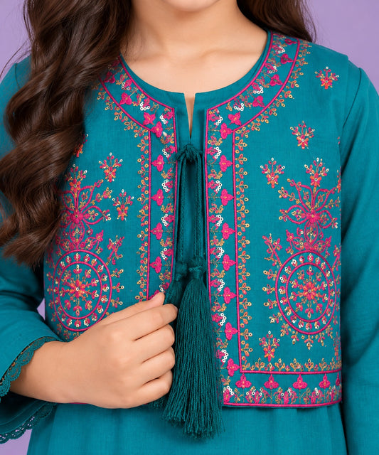 Carolina Blue Embroidered Kurta Set -  KST 232