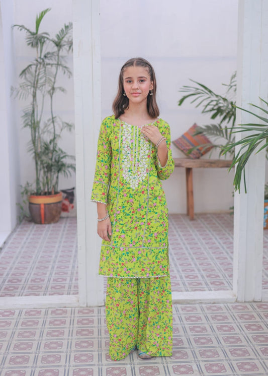 Lemon And Green 2pcs Suit-KST 008
