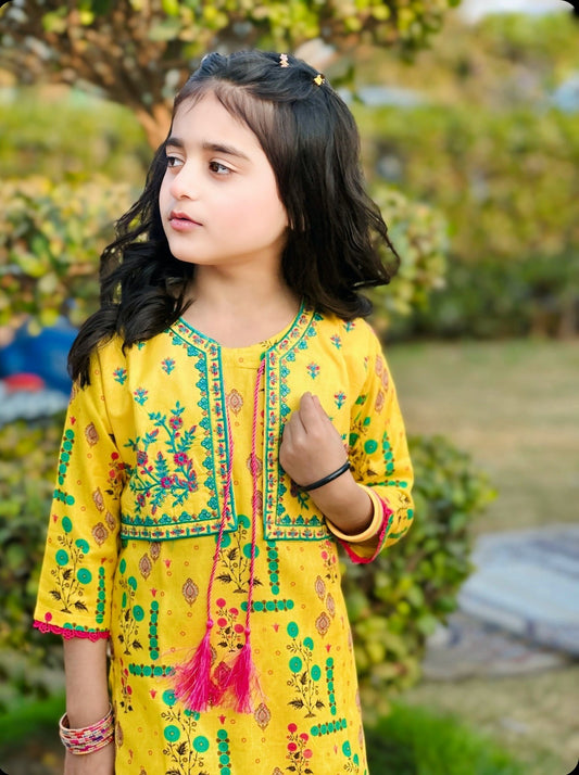 Embroidered Koti Style 2pcs Suit-KST 007