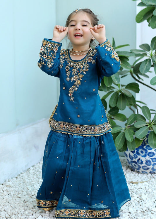 Saphire Blue Lehenga KL 009