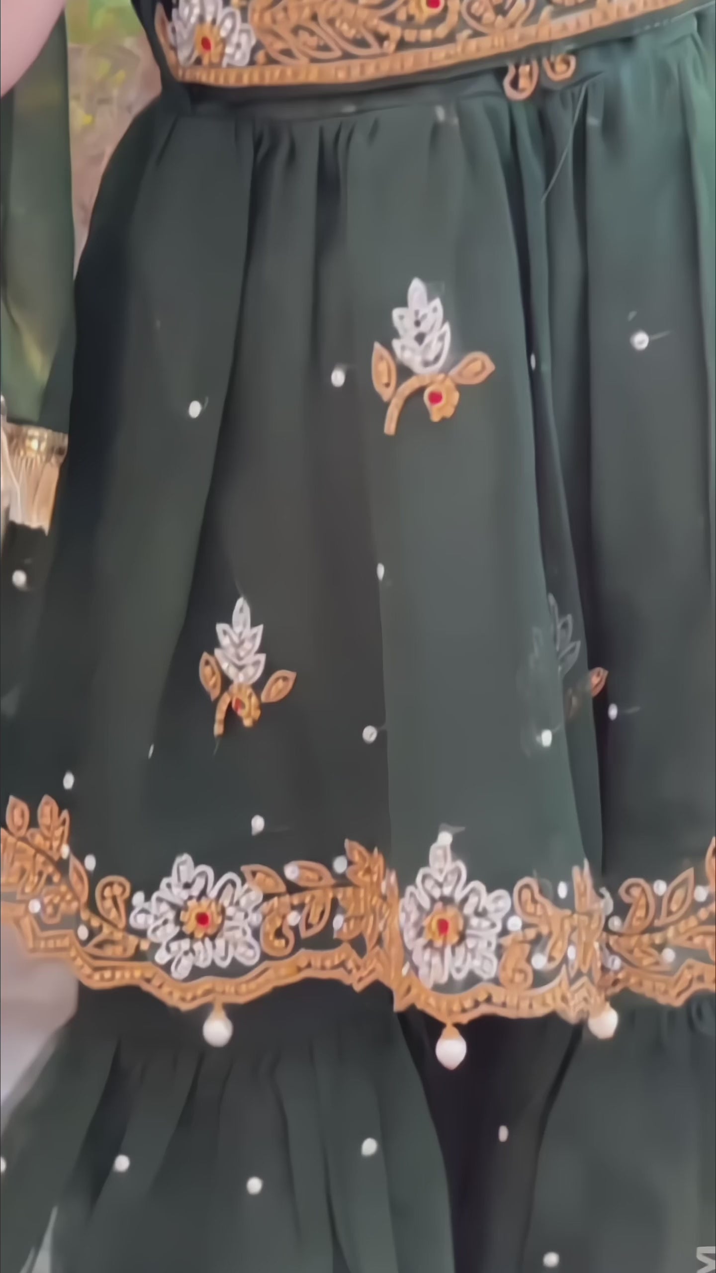 Forest Green Gharara -KG 024